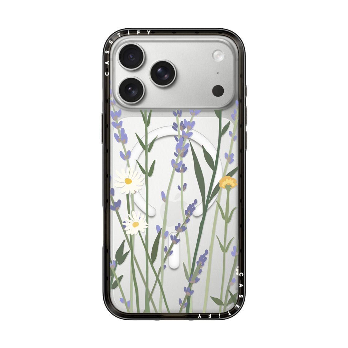 CASETIFY Compact MagSafe Case for iPhone 17 Pro Max - Lana Lavender Black
