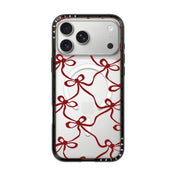 CASETIFY Compact MagSafe Case for iPhone 17 Pro Max - Red Bownet