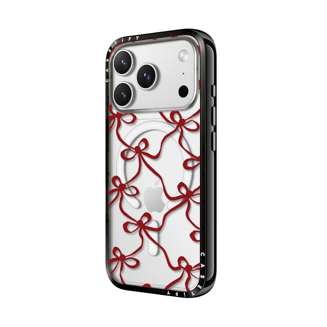 CASETIFY Compact MagSafe Case for iPhone 17 Pro Max - Red Bownet