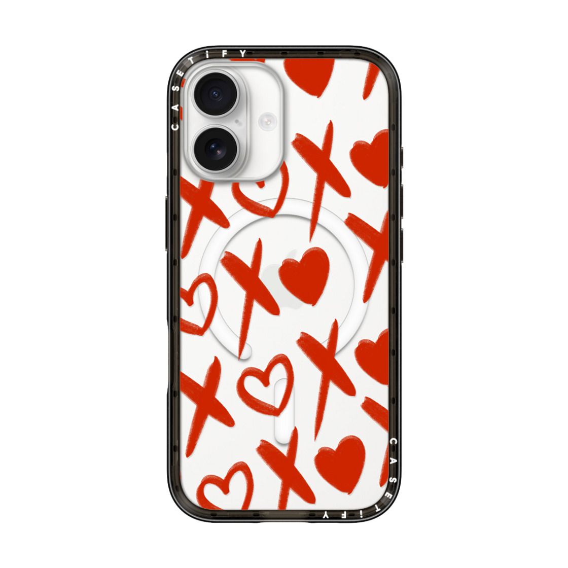 CASETIFY Compact MagSafe Case for iPhone 17 - xoxo all over