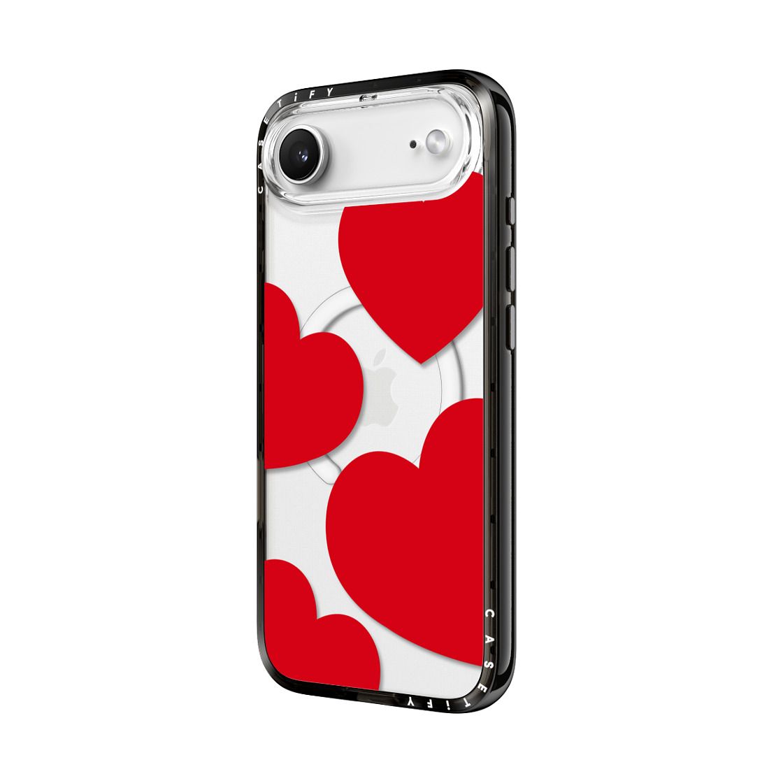 CASETIFY Compact MagSafe Case for iPhone Air - Red Hearts Extravaganza