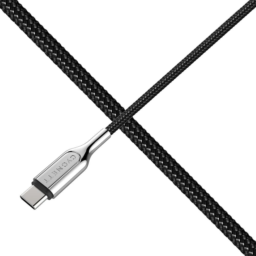 CYGNETT Armoured USB-C to USB-C 2.0 Cable 1m - Black