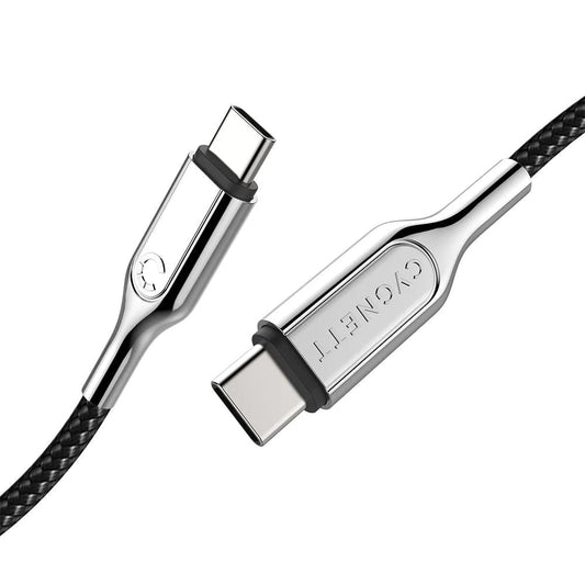 CYGNETT Armoured USB-C to USB-C 2.0 Cable 2m - Black