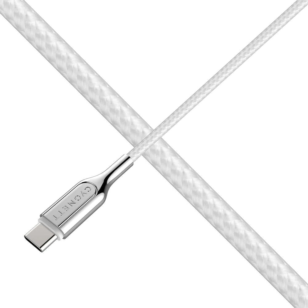 CYGNETT Armoured USB-C to USB-C 2.0 Cable 1m - White