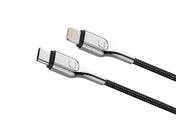 CYGNETT Armoured Lightning to USB-C Cable 1M - Black