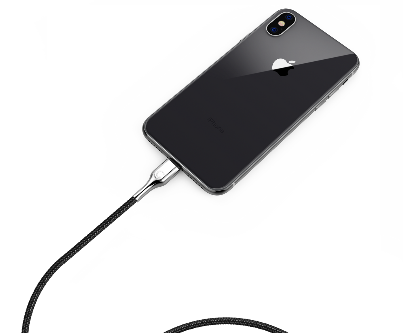 CYGNETT Armoured Lightning to USB-C Cable 1M - Black