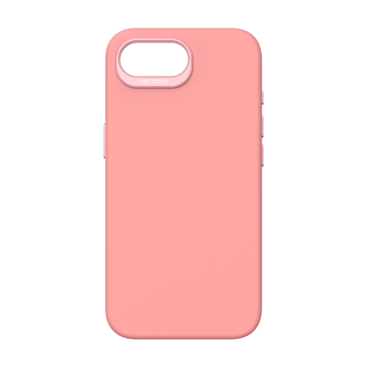 DECODED Silicone MagSafe Case for iPhone 17e / 16e - Bubble Gum Pink