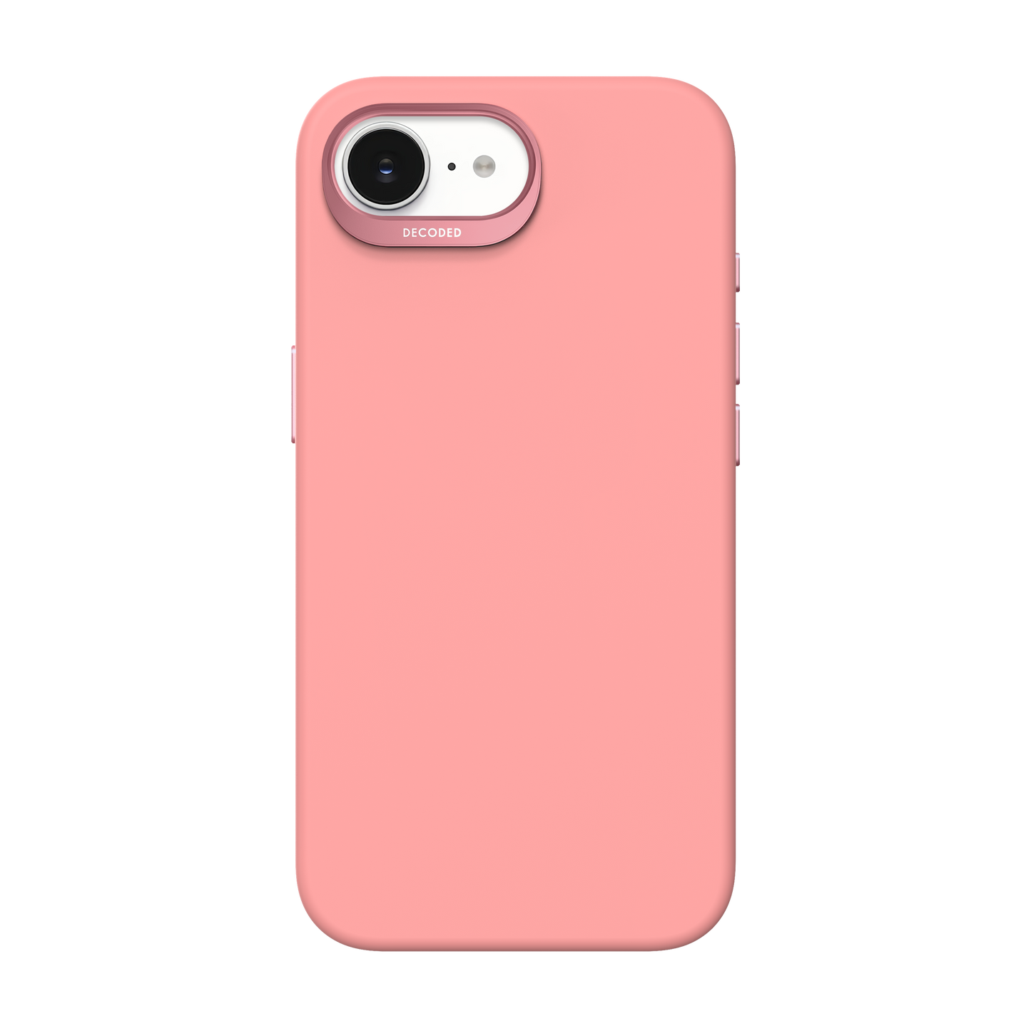 DECODED Silicone MagSafe Case for iPhone 17e / 16e - Bubble Gum Pink