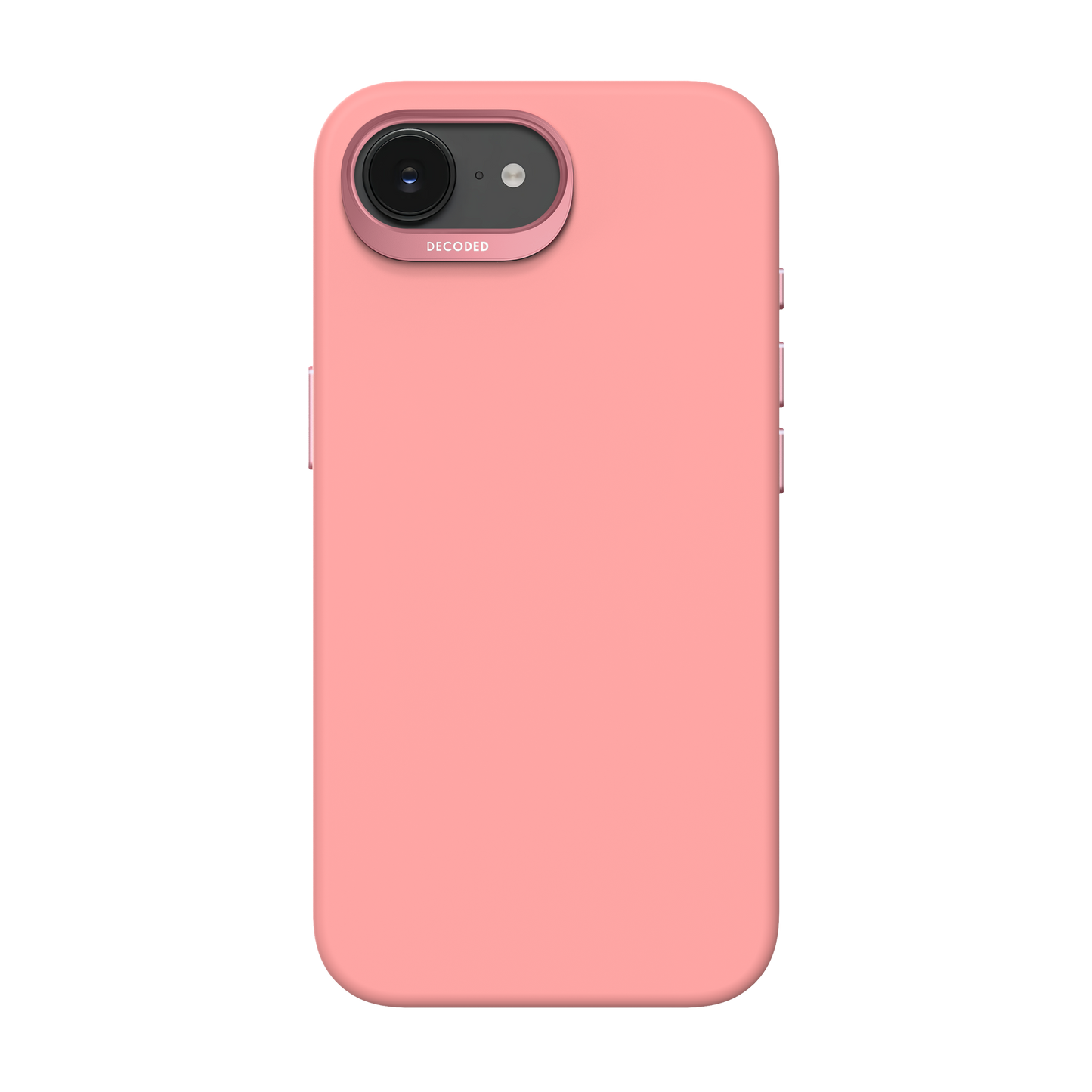 DECODED Silicone MagSafe Case for iPhone 17e / 16e - Bubble Gum Pink