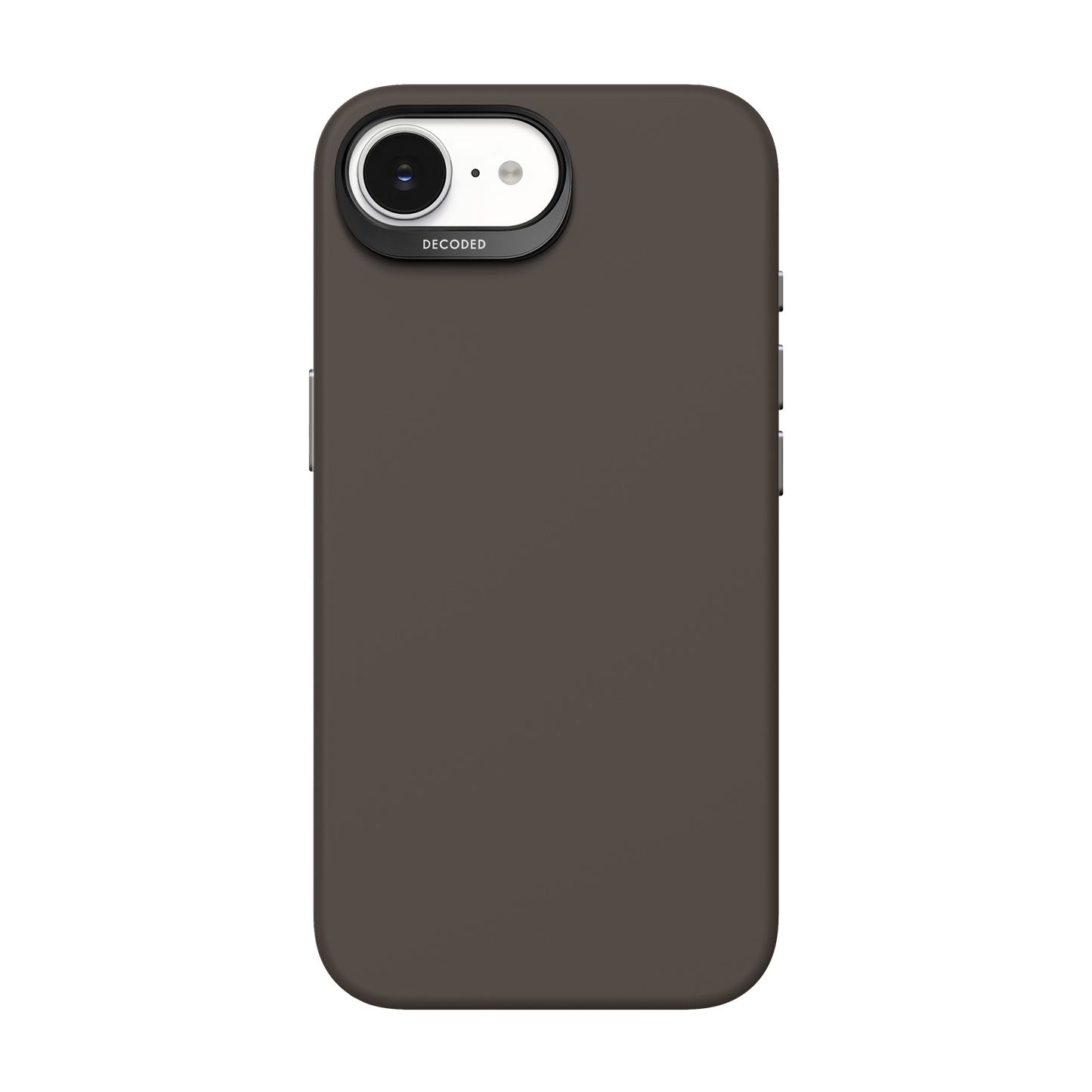 DECODED Silicone MagSafe Case for iPhone 17e / 16e - Charcoal Grey
