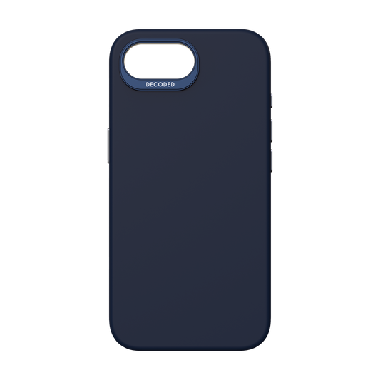 DECODED Silicone MagSafe Case for iPhone 17e / 16e - Navy Blue