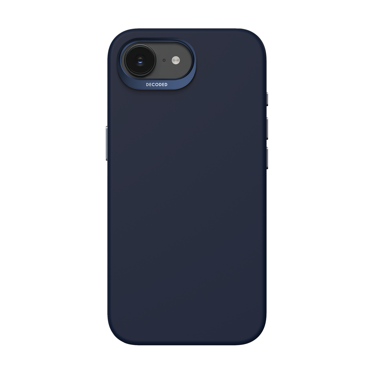 DECODED Silicone MagSafe Case for iPhone 17e / 16e - Navy Blue