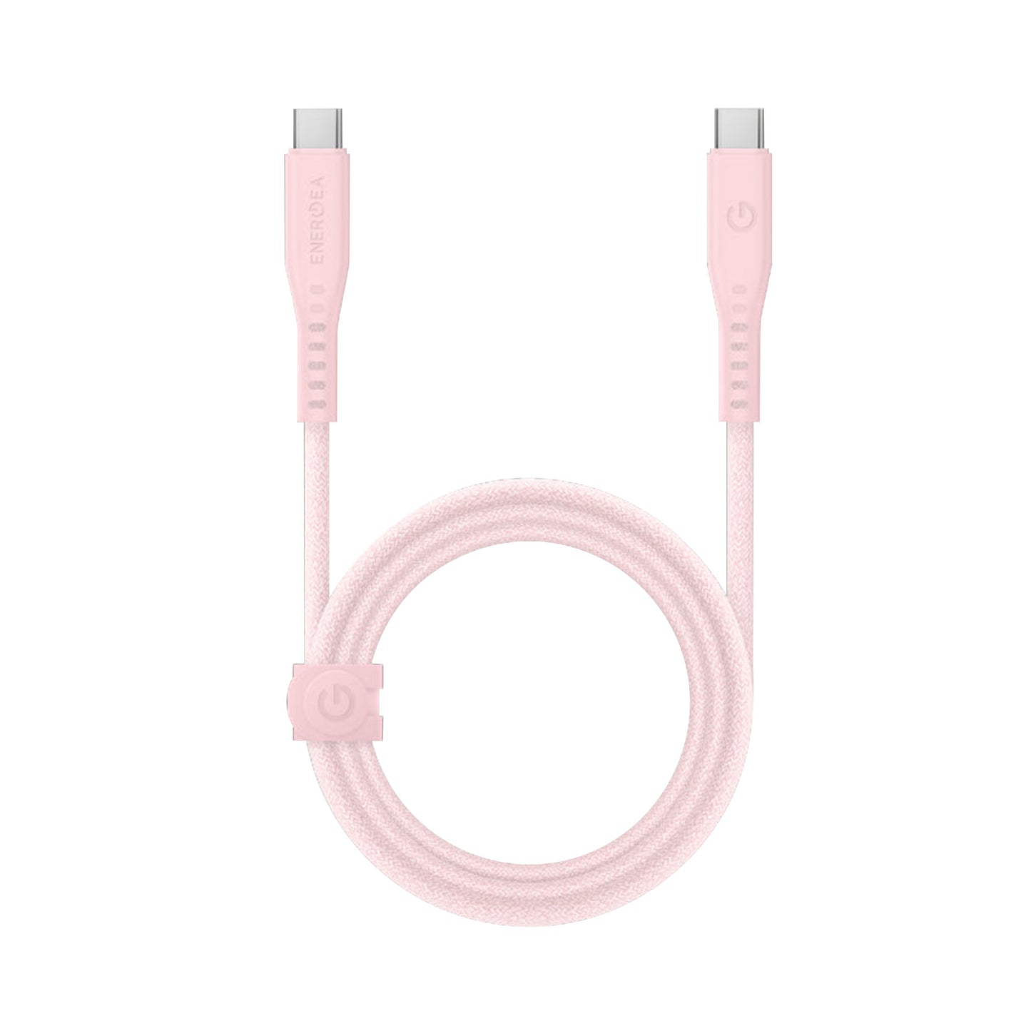 ENERGEA Flow 240w USB-C to USB-C PD Fast Charging Cable 1.5m - Pink