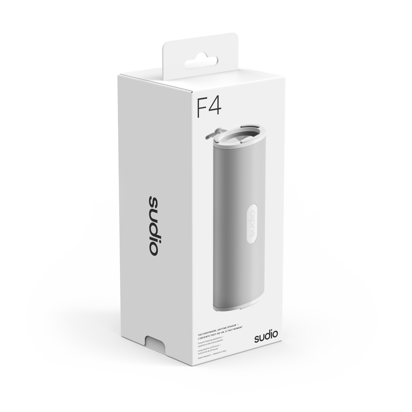 SUDIO F4 Portable Bluetooth Speaker - White