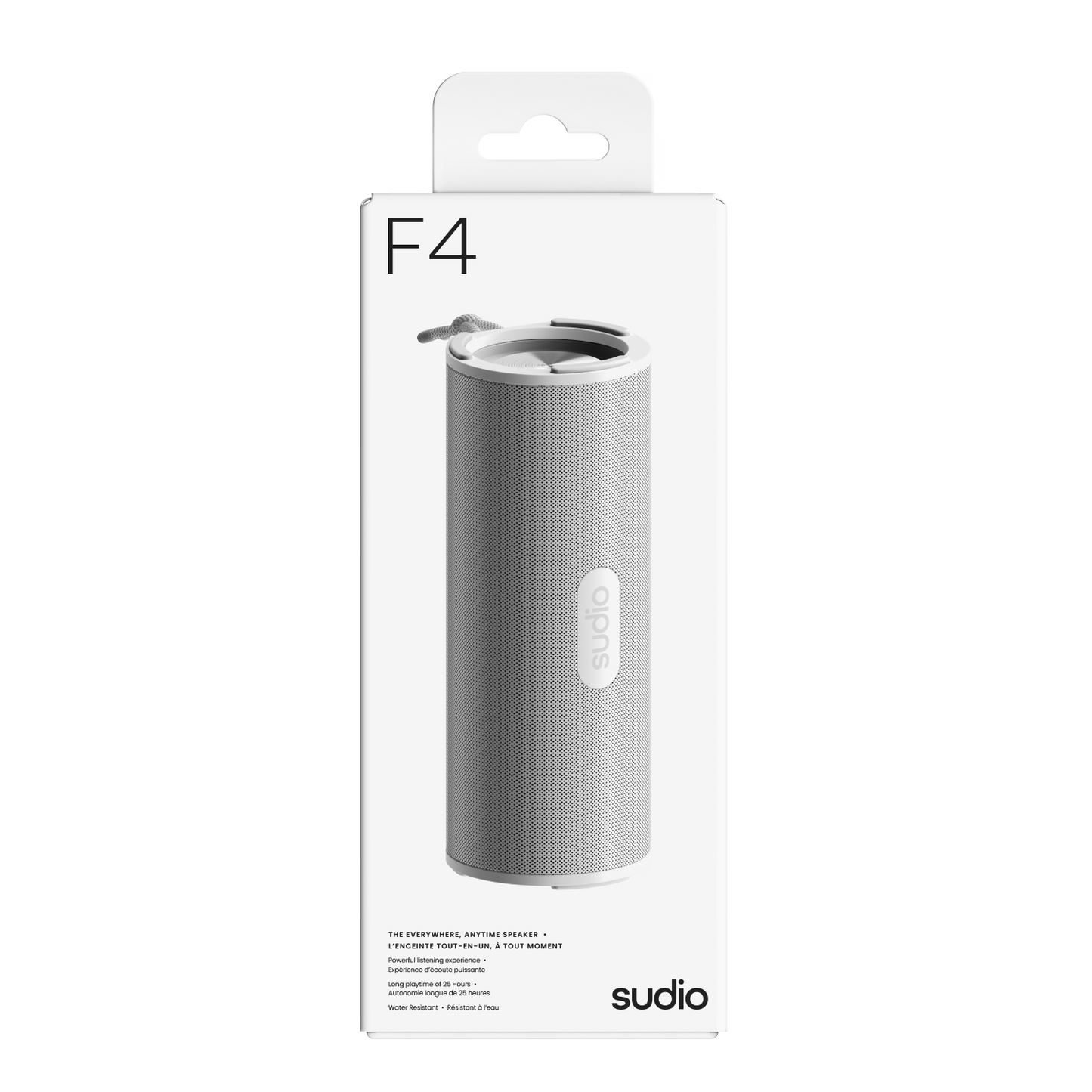 SUDIO F4 Portable Bluetooth Speaker - White