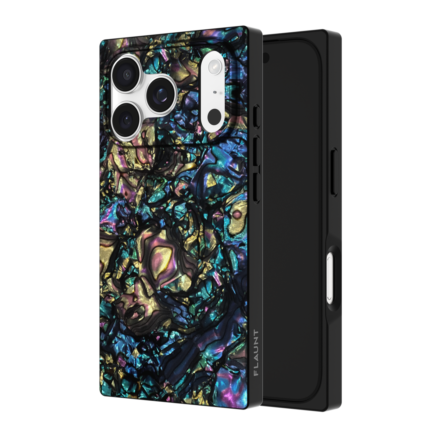 FLAUNT Square Printed MagSafe Case for iPhone 17 Pro - Abalone Shell