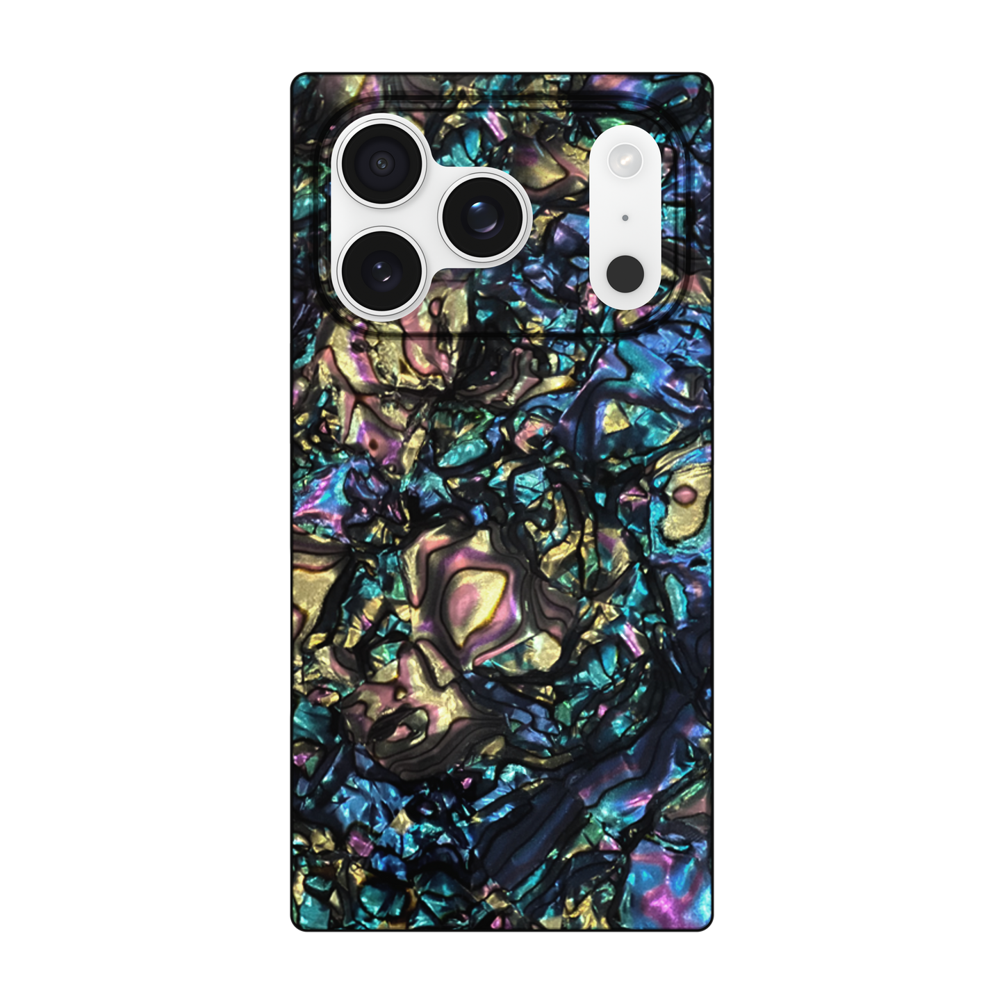 FLAUNT Square Printed MagSafe Case for iPhone 17 Pro - Abalone Shell