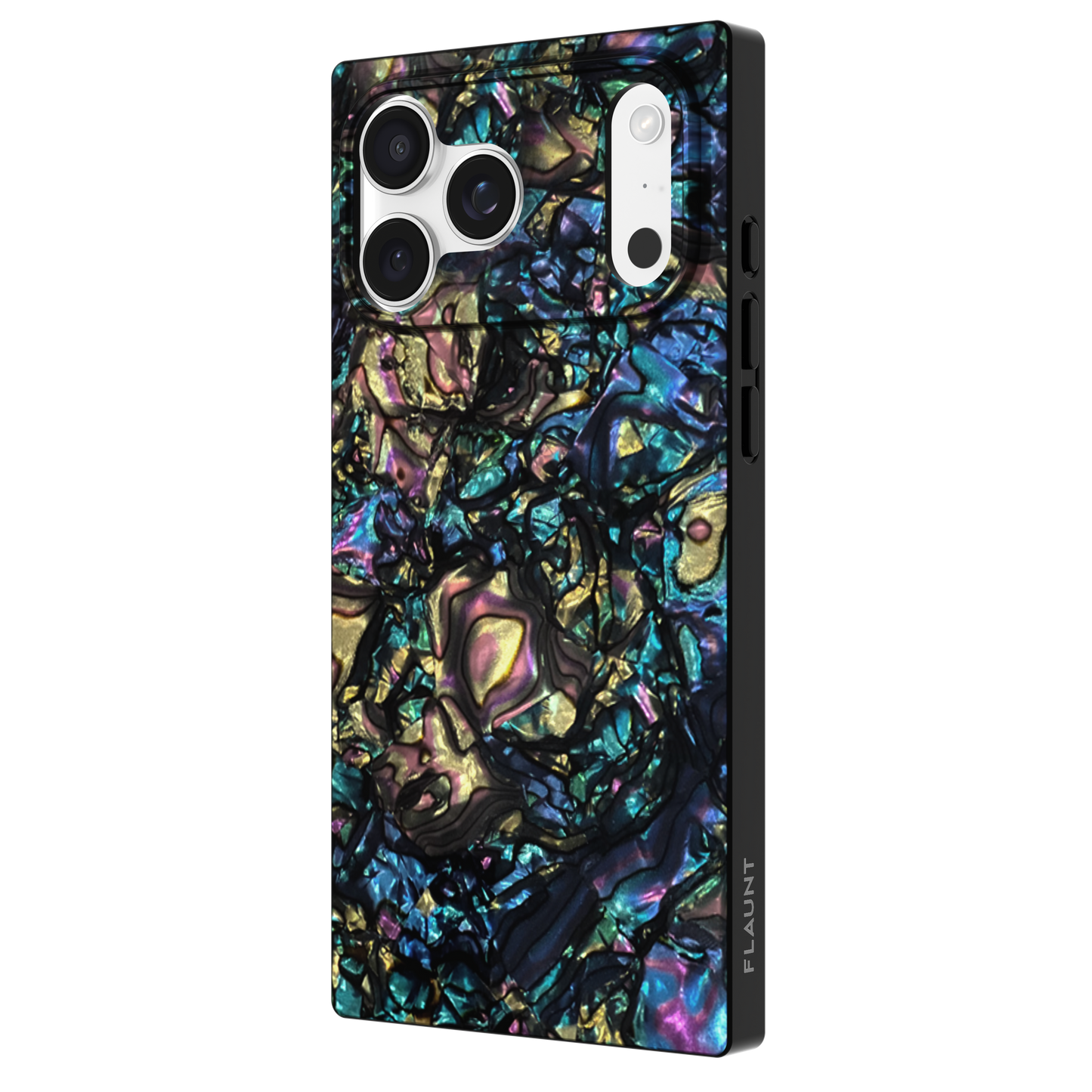 FLAUNT Square Printed MagSafe Case for iPhone 17 Pro Max - Abalone Shell