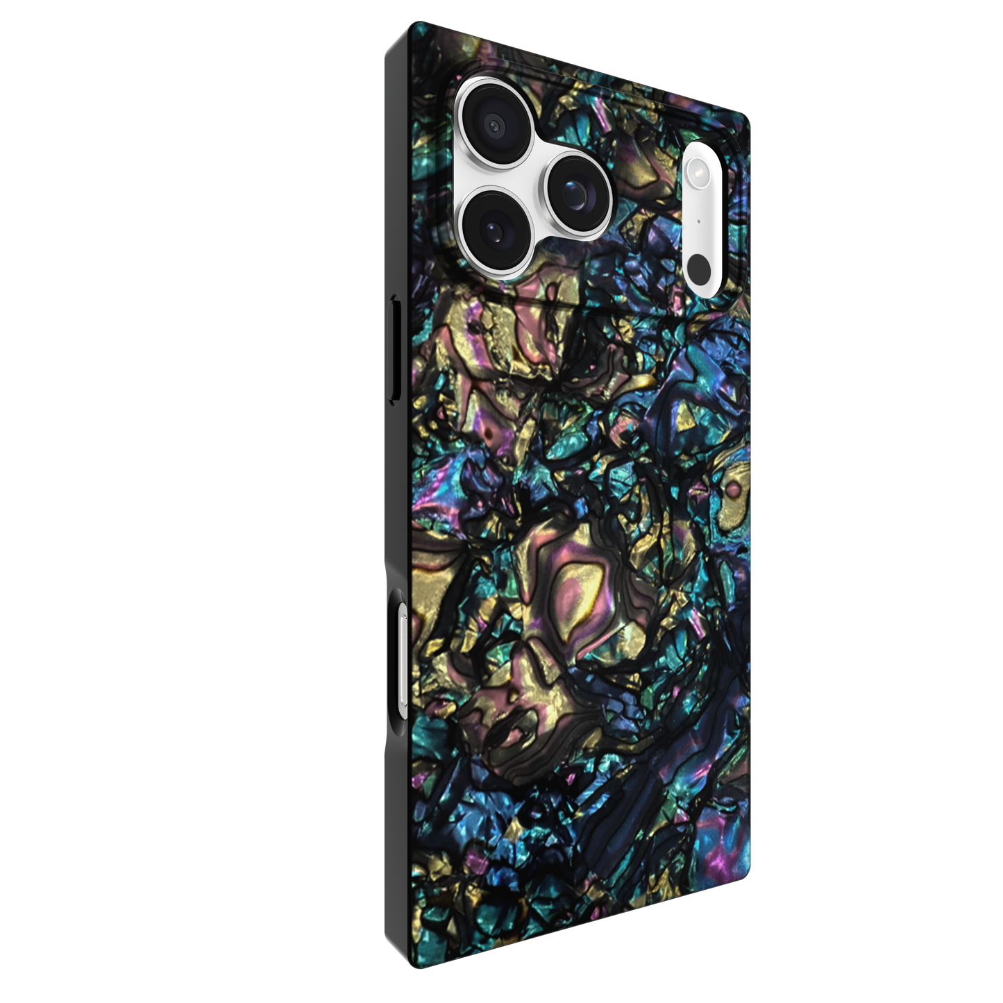 FLAUNT Square Printed MagSafe Case for iPhone 17 Pro Max - Abalone Shell