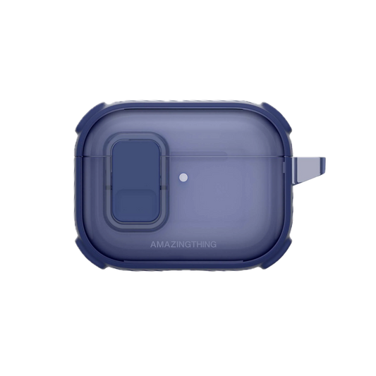 AMAZINGTHING Titan Pro Case for AirPods Pro 3 - Clear Blue