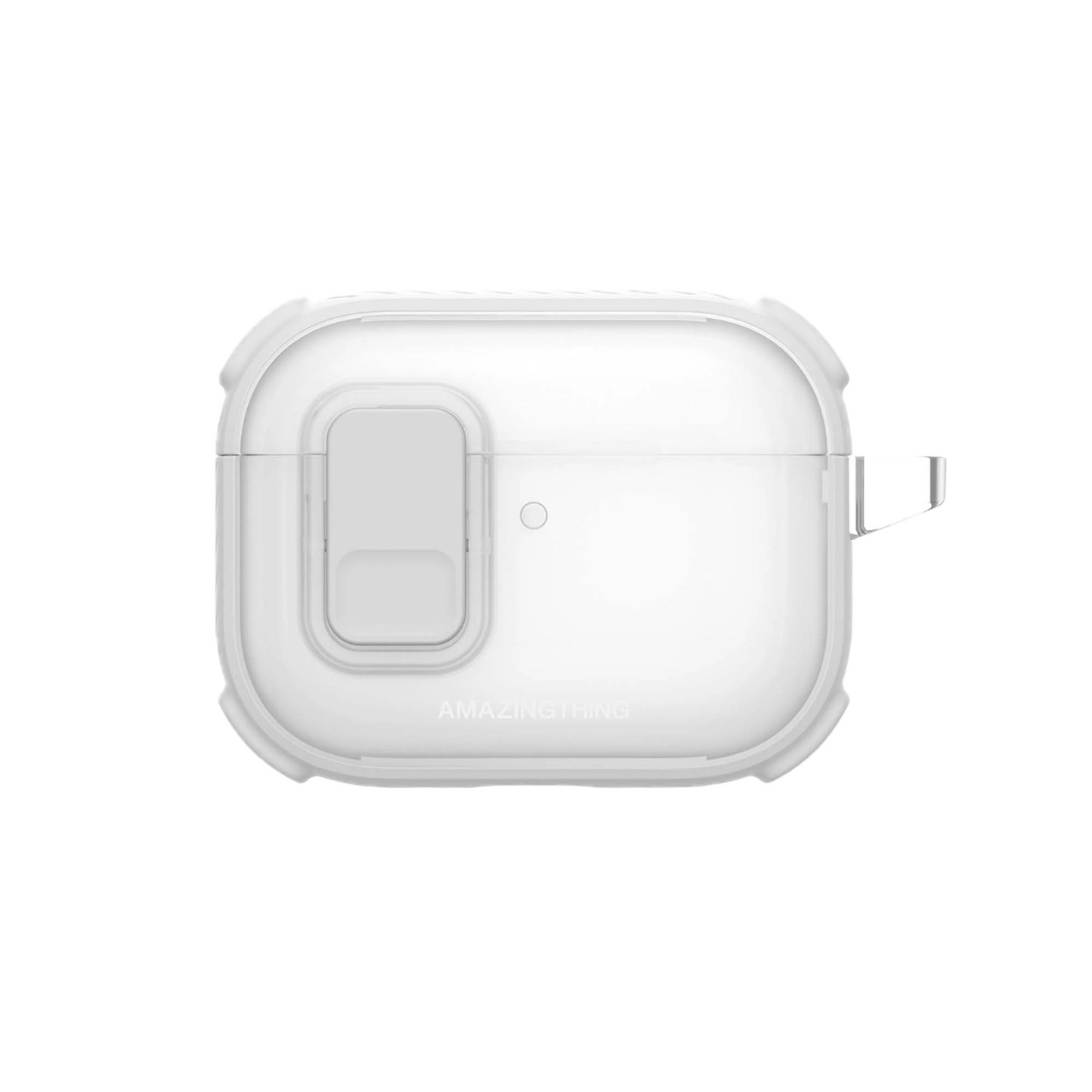AMAZINGTHING Titan Pro Case for AirPods Pro 3 - Clear White