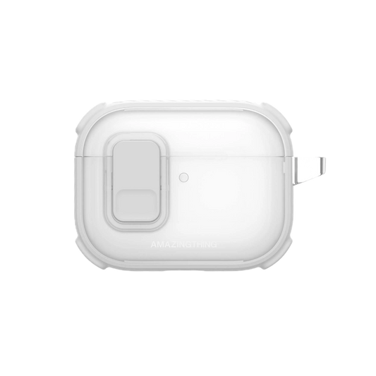 AMAZINGTHING Titan Pro Case for AirPods Pro 3 - Clear White
