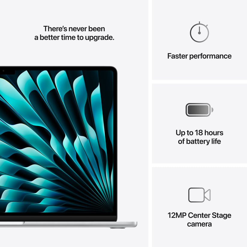 15-inch MacBook Air: Apple M4 chip with 10-core CPU and 10-core