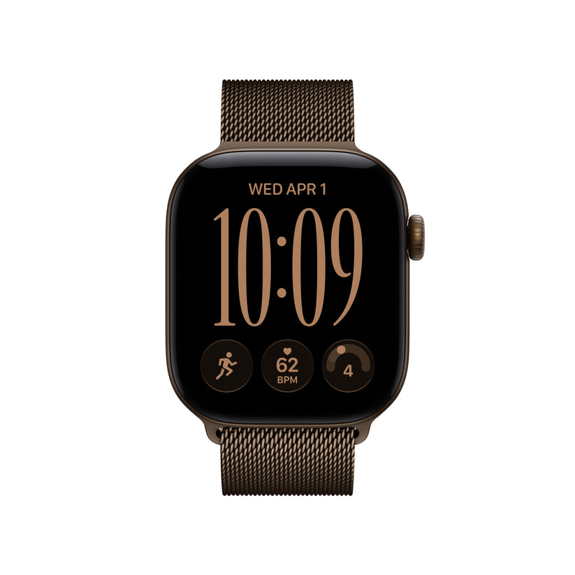 Apple_Watch_Series_12_42mm_GPS_Dark_Bronze_Aluminum_Milanese_Loop_Dark_Bronze_PDP_Image_Position_2__USEN