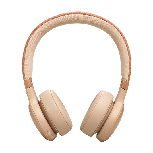 JBL Live 670NC Wireless Adaptive Noise Cancelling On-Ear Headphones - Sandstone
