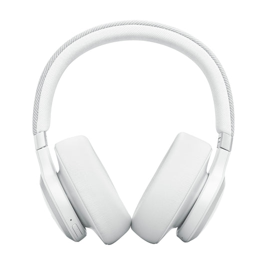 JBL Live 770NC Wireless Adaptive Noise Cancelling Over-Ear Headphones - White