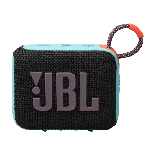 JBL GO4 Portable Bluetooth Speaker - Black/Orange