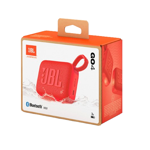 JBL GO4 Portable Bluetooth Speaker - Red