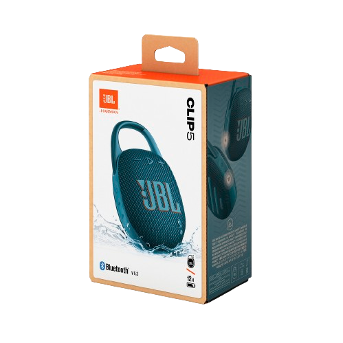 JBL Clip 5 Portable Bluetooth Speaker - Blue