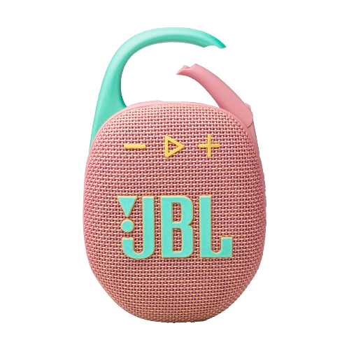 JBL Clip 5 Portable Bluetooth Speaker - Pink