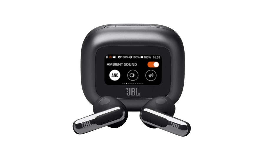 JBL Live Flex 3 True Wireless Noise Cancelling Open-Stick Earbuds - Black