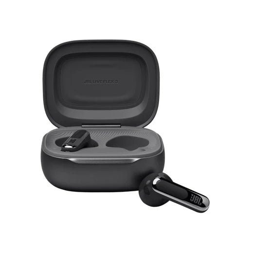 JBL Live Flex 3 True Wireless Noise Cancelling Open-Stick Earbuds - Black