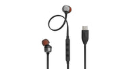 JBL Tune 310C USB-C In-Ear Wired Earphones - Black