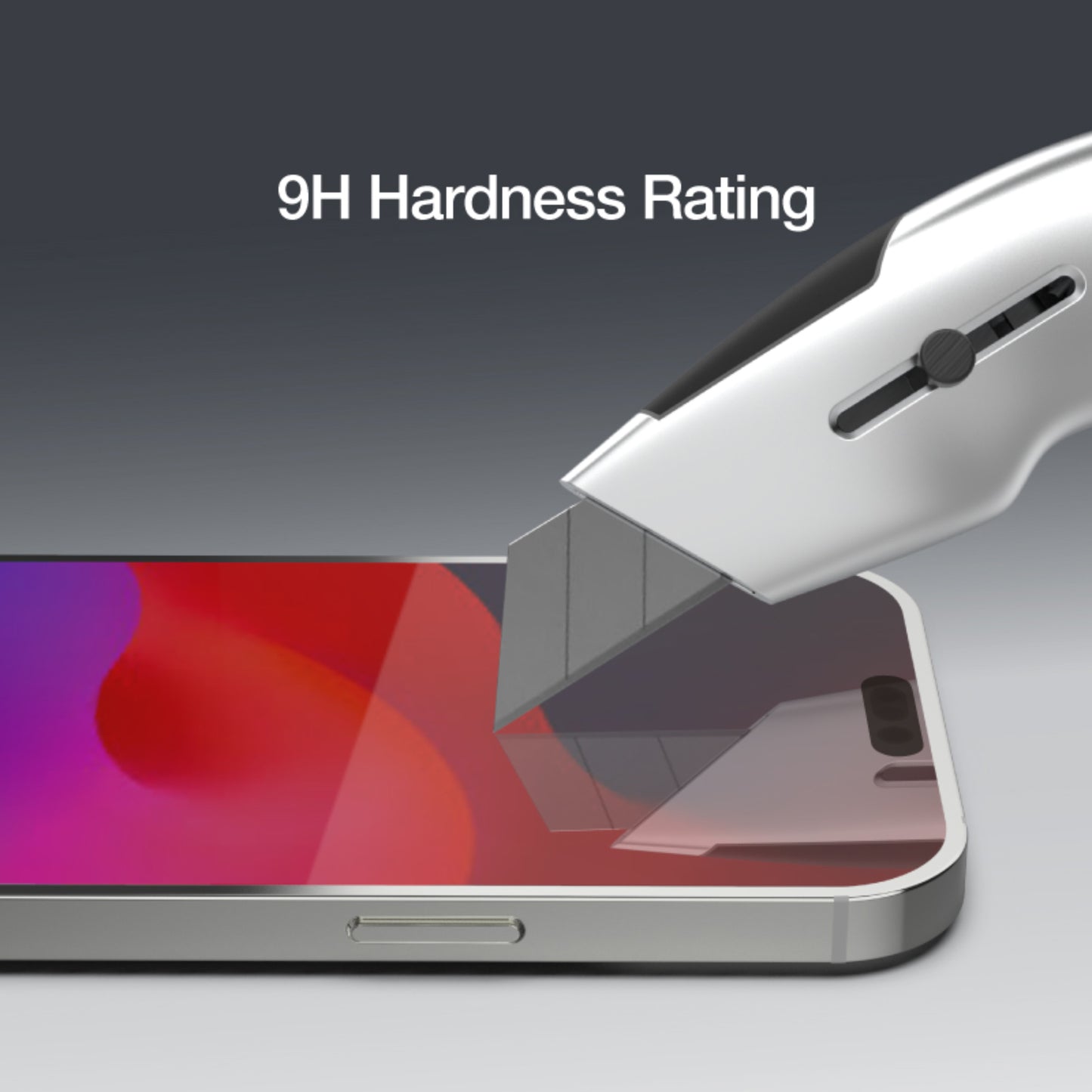 JUST MOBILE Xkin Tempered Glass for iPhone 16 - Clear