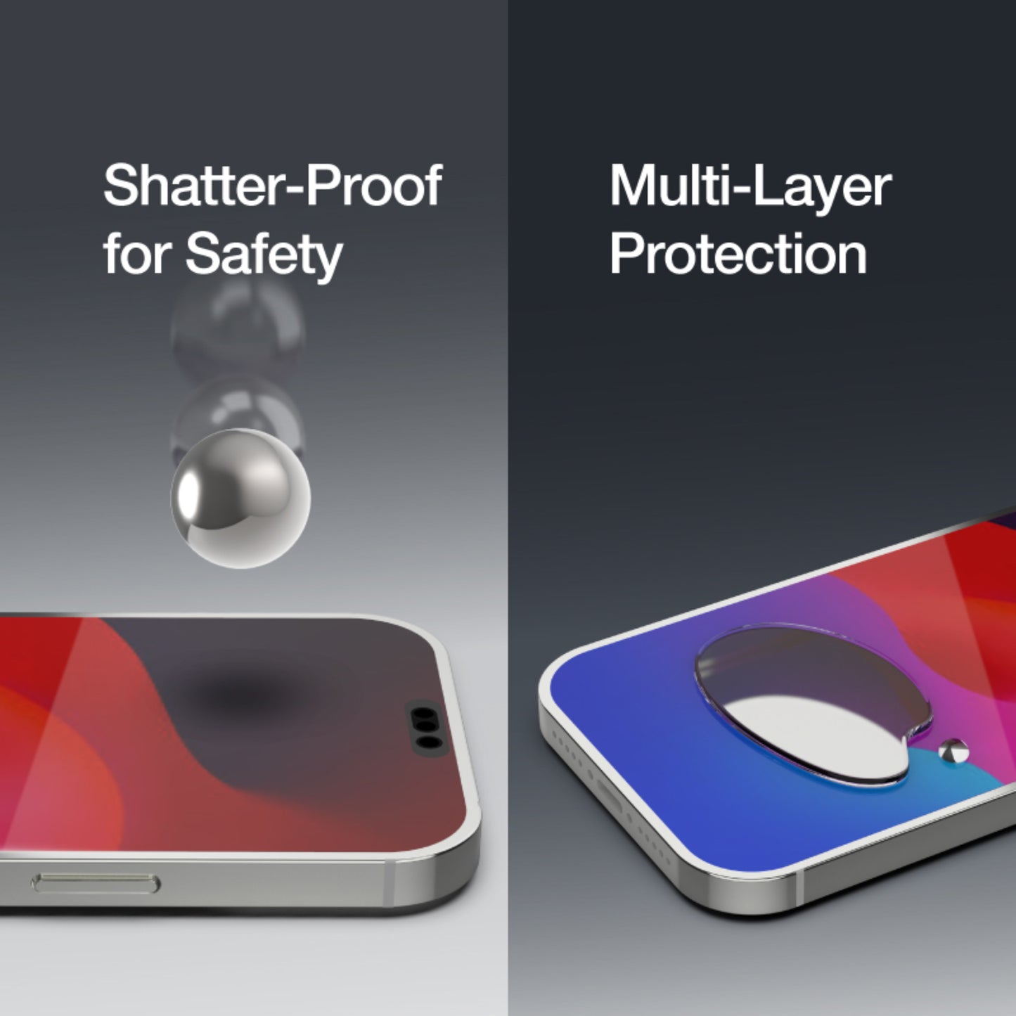 JUST MOBILE Xkin Tempered Glass for iPhone 16 Pro - Clear