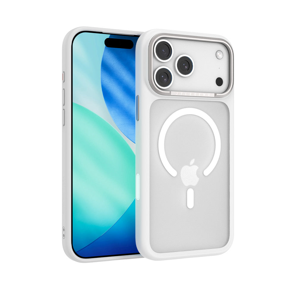 JTLEGEND Edge Solid MagSafe Case for iPhone 17 Pro - Matte White