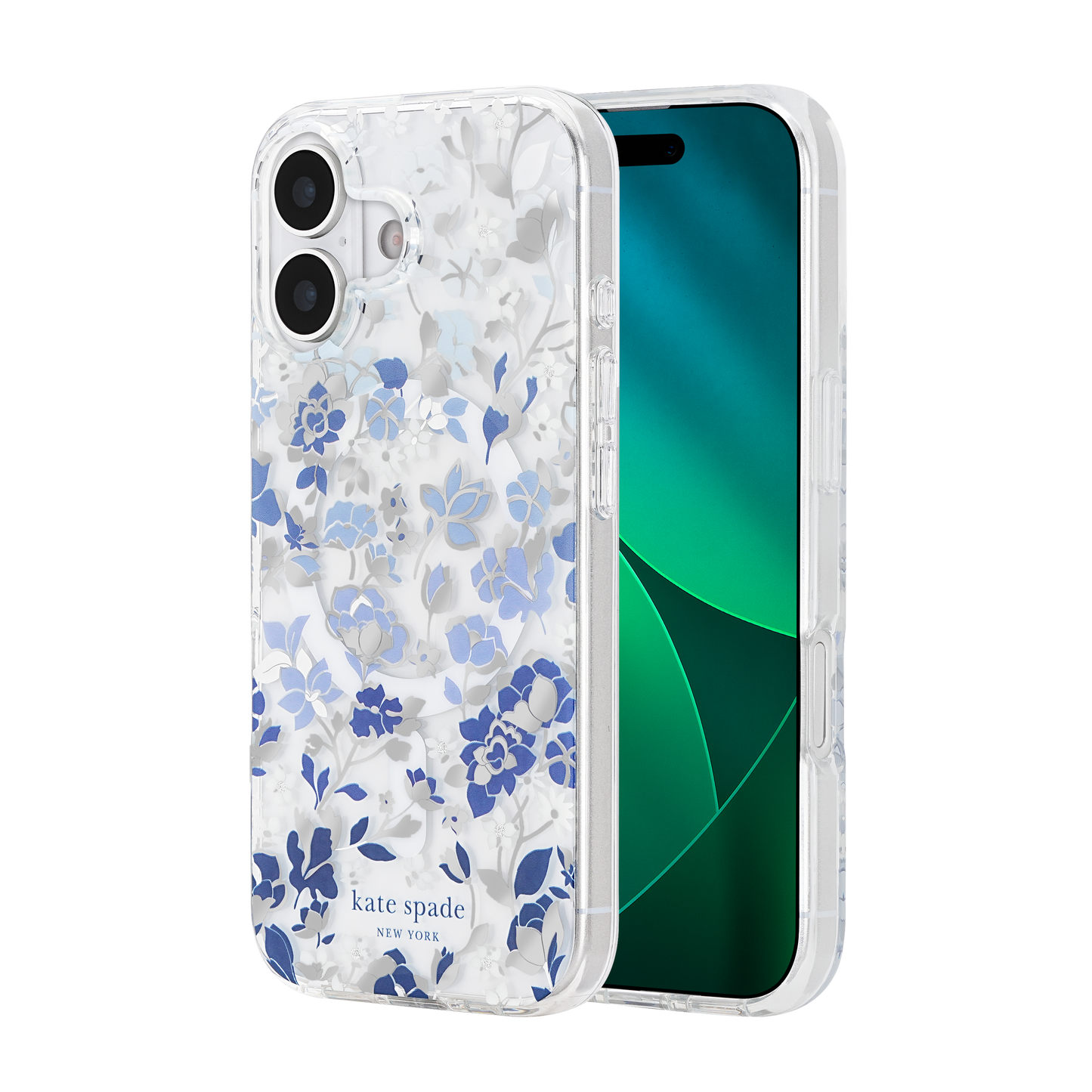 KATE SPADE Printed MagSafe Case for iPhone 17 - Flowerbed Blue