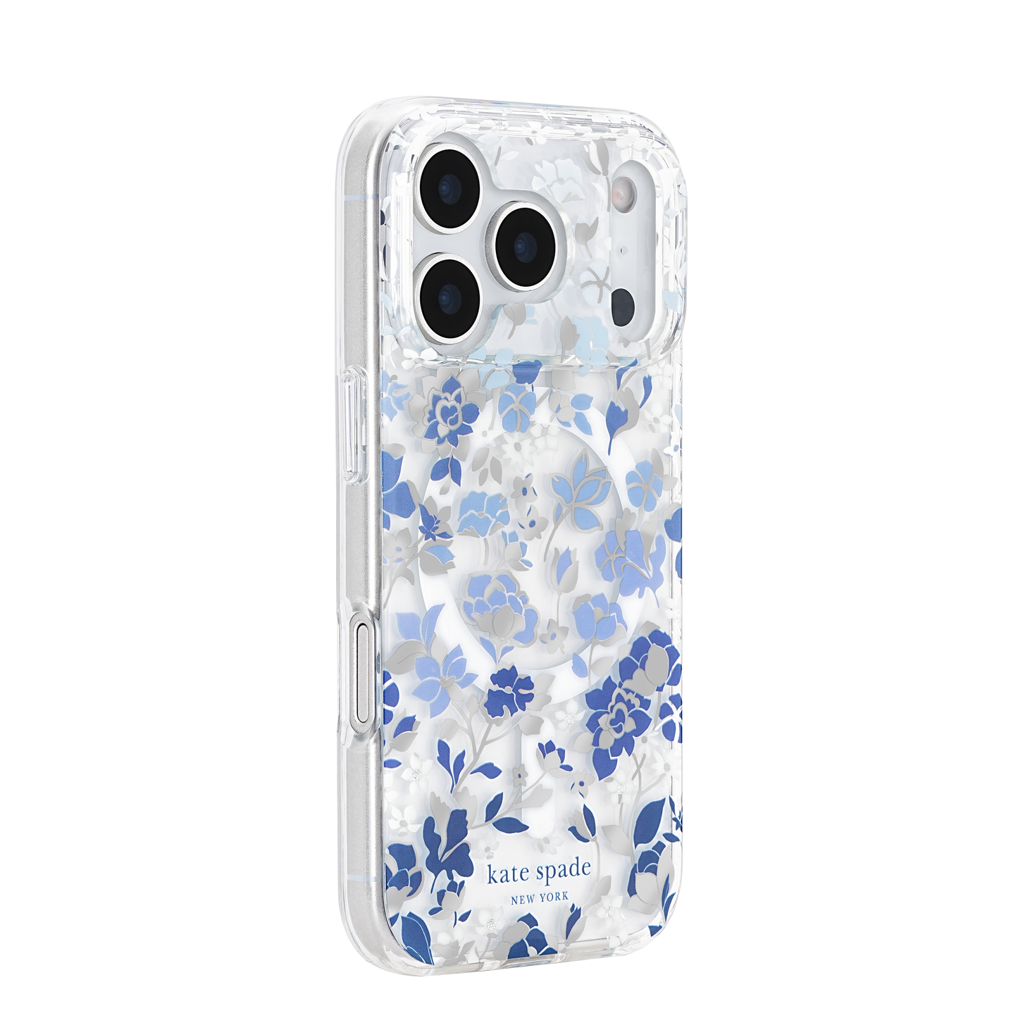 KATE SPADE Printed MagSafe Case for iPhone 17 Pro - Flowerbed Blue