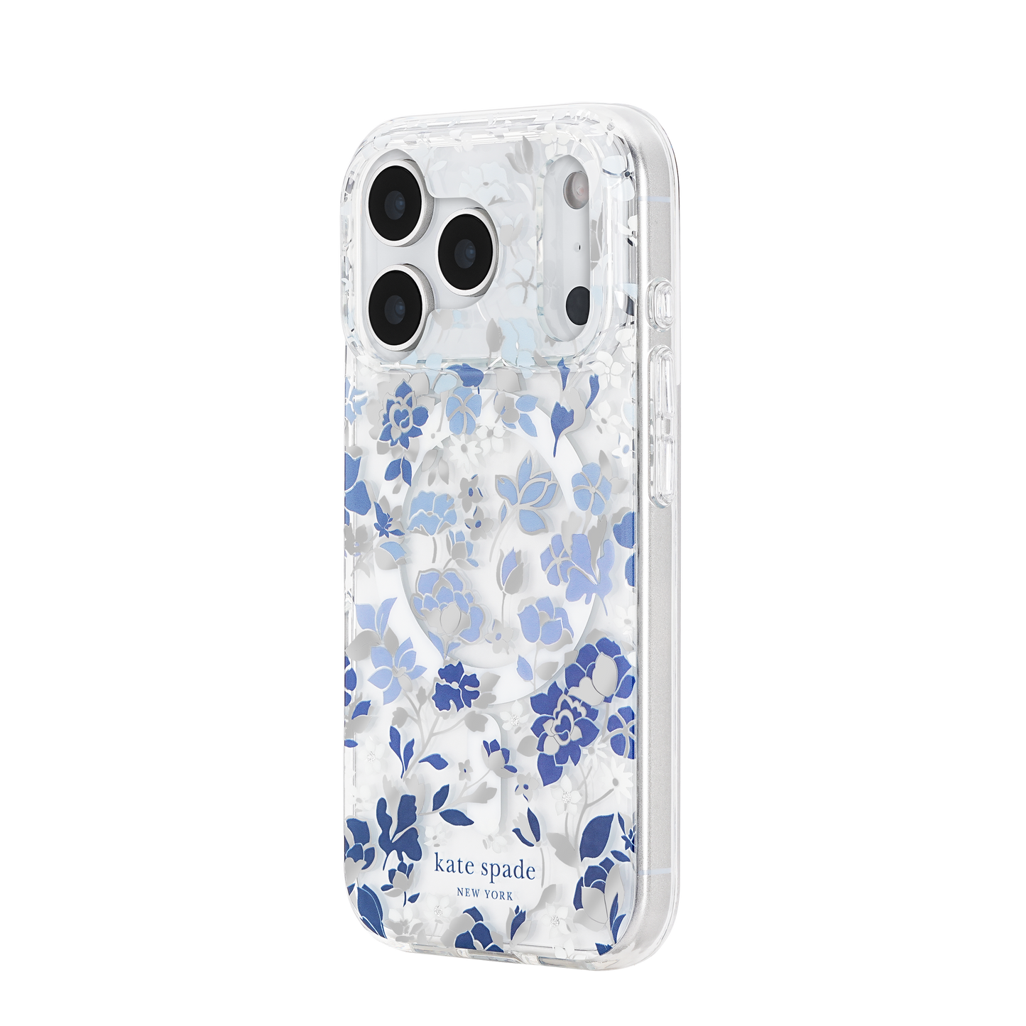 KATE SPADE Printed MagSafe Case for iPhone 17 Pro - Flowerbed Blue