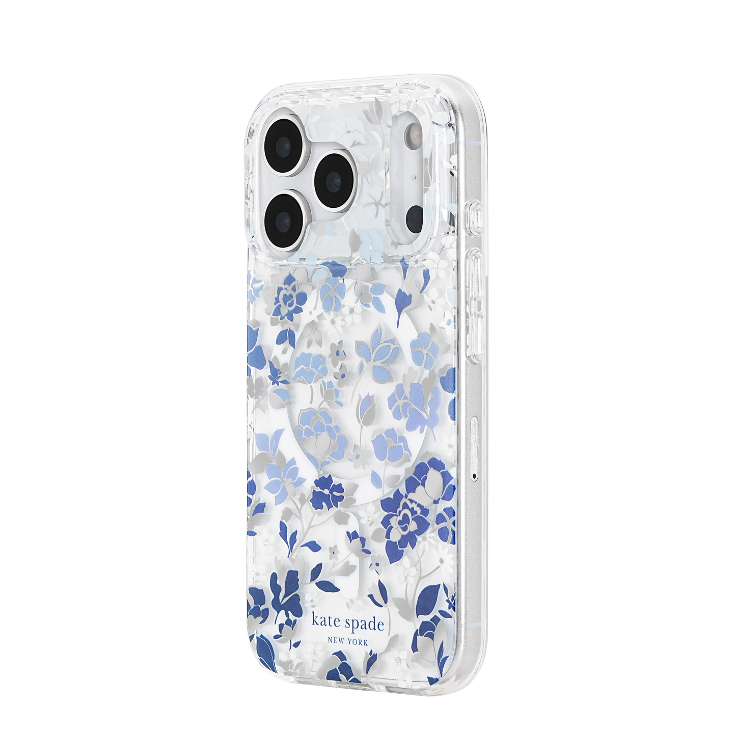 KATE SPADE Printed MagSafe Case for iPhone 17 Pro - Flowerbed Blue