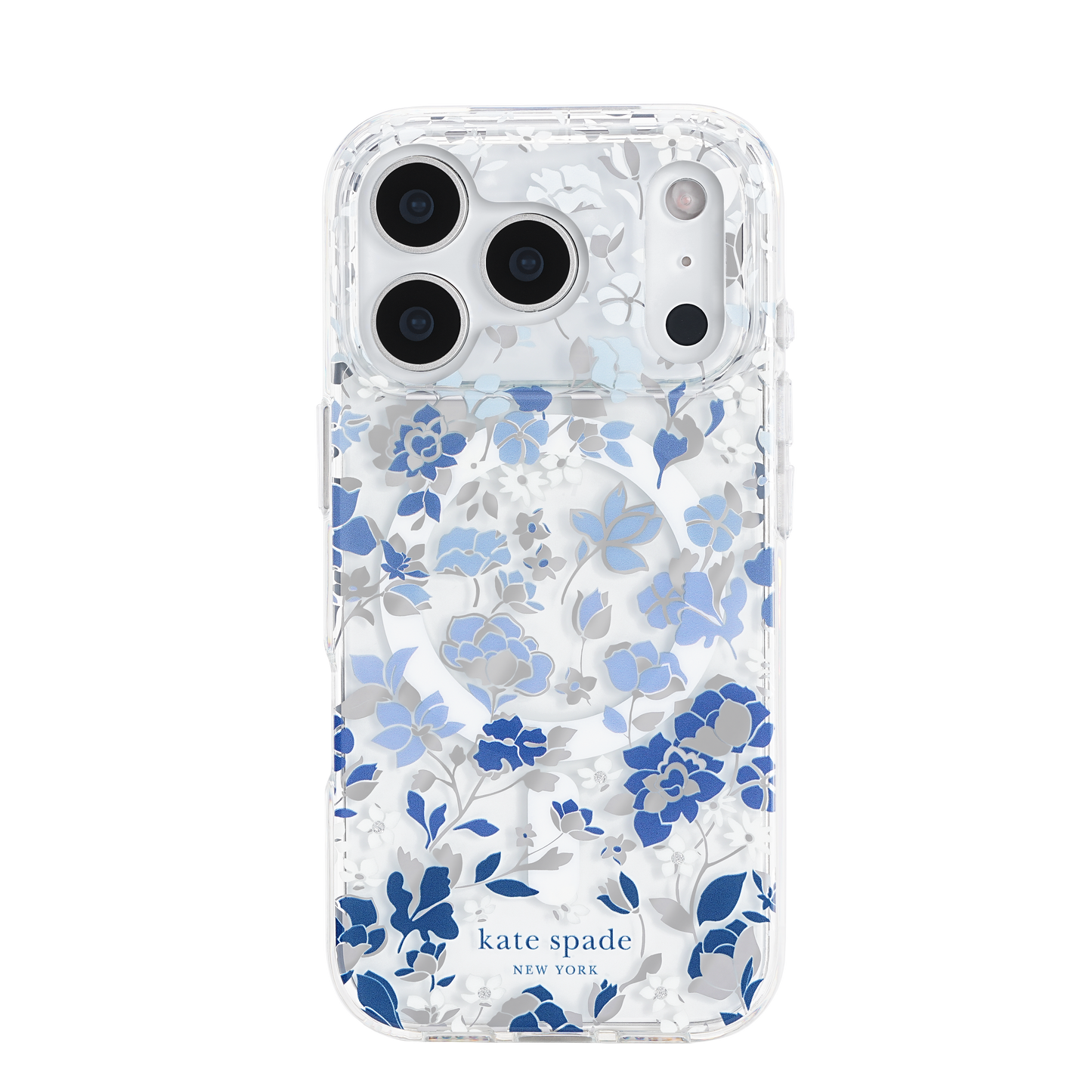 KATE SPADE Printed MagSafe Case for iPhone 17 Pro - Flowerbed Blue
