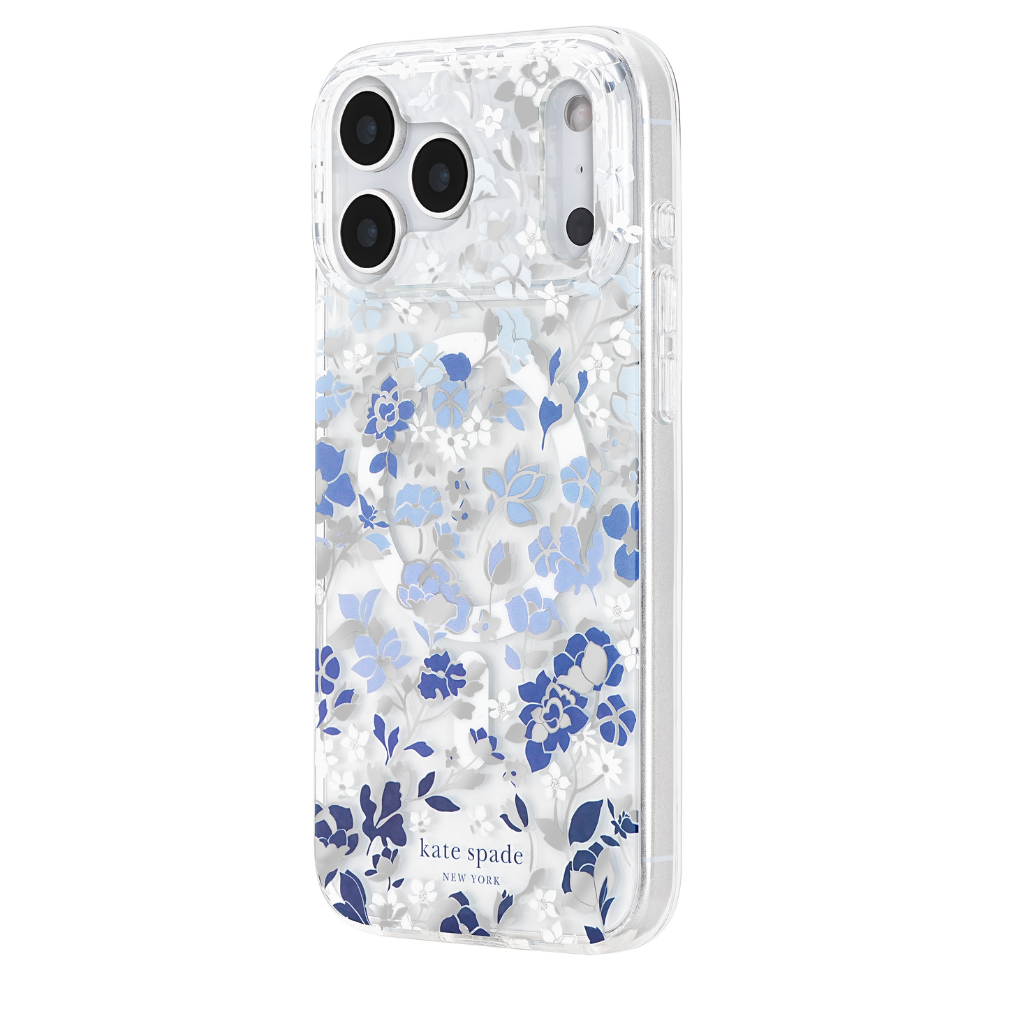 KATE SPADE Printed MagSafe Case for iPhone 17 Pro Max - Flowerbed Blue