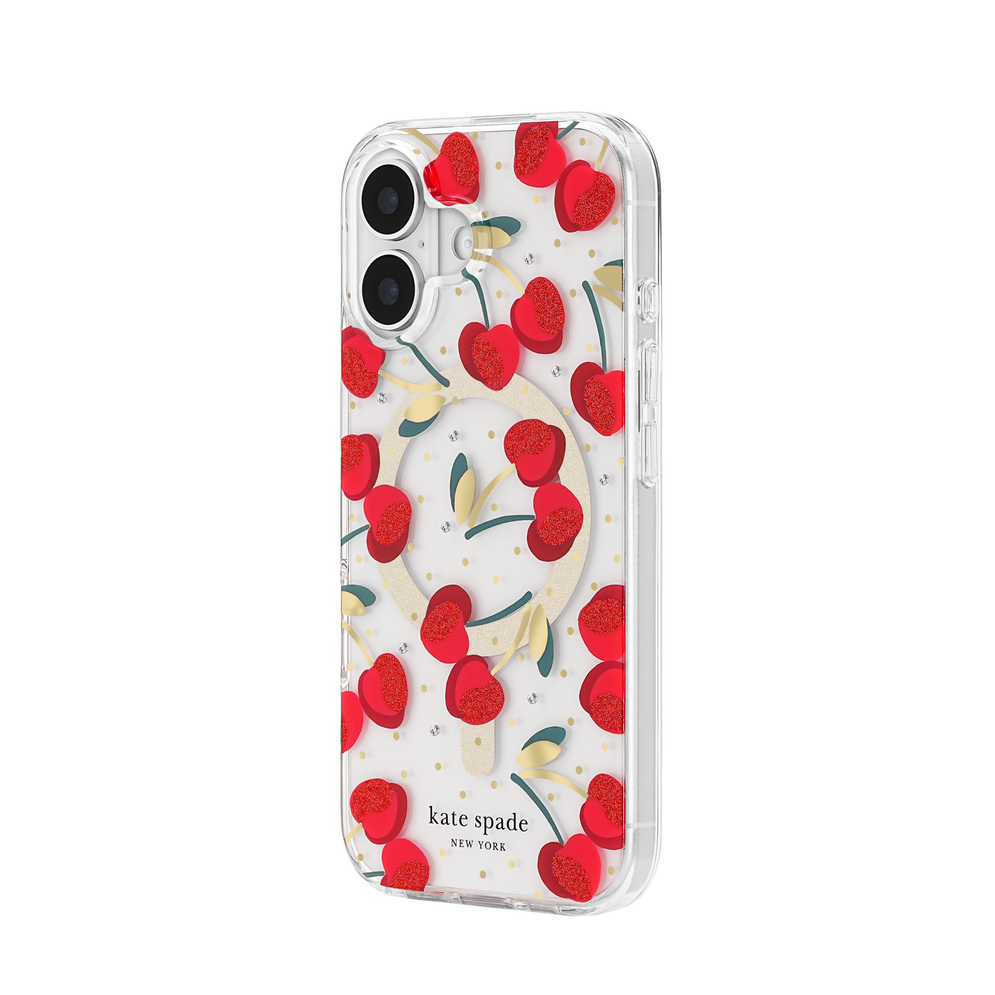 KATE SPADE Printed MagSafe Case for iPhone 17 - Cherry Dot