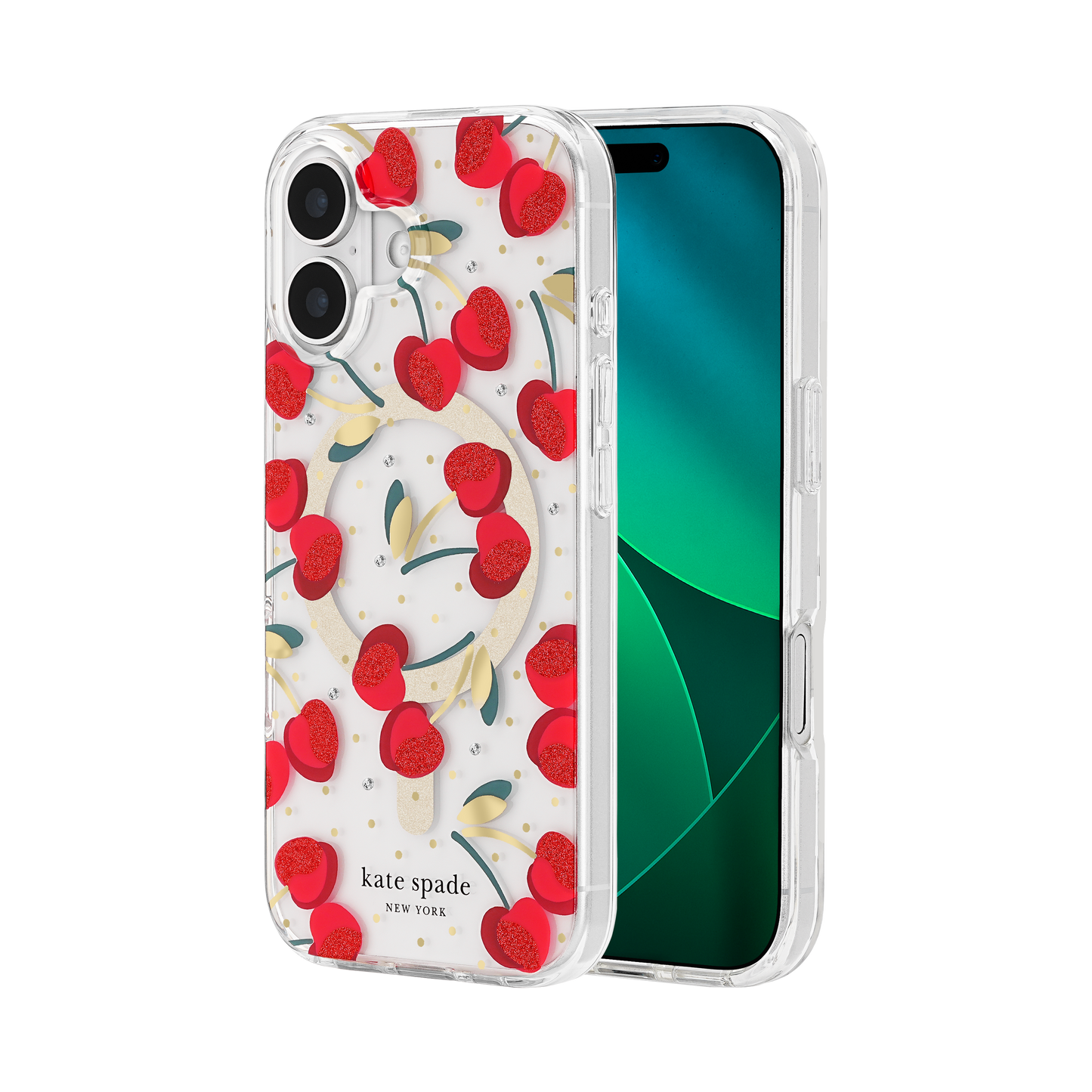 KATE SPADE Printed MagSafe Case for iPhone 17 - Cherry Dot