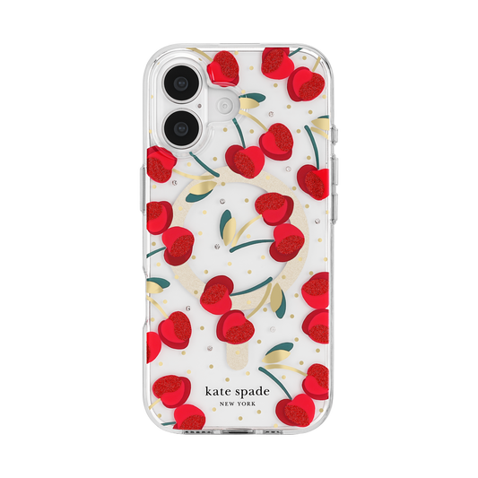 KATE SPADE Printed MagSafe Case for iPhone 17 - Cherry Dot