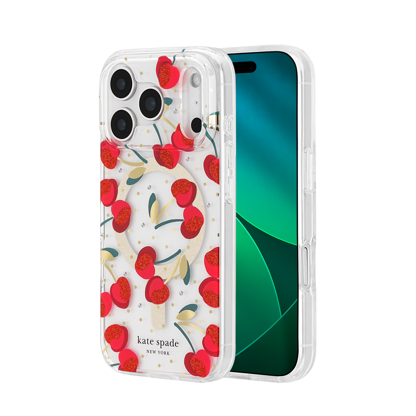 KATE SPADE Printed MagSafe Case for iPhone 17 Pro - Cherry Dot
